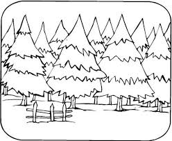 Bosco Da Colorare Disegni Di Alberi Idee Natale Fai Da Te Bambini Disegni
