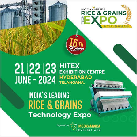 Rice & Grains Tech Expo 2024 — HITEX Exhibition Center, Hyderabad, Telangana, India