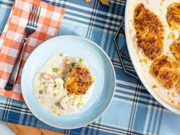 Lobster Pot Pie With Gruyere Tarragon Biscuit Crust Recipe Lobster Pot Pies Pot Pies Recipes Pot Pie
