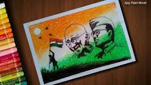 Independence Day Drawing Very Easy With Oil Pastels For Beginners Step By Step In this video i showing you how to draw republic day / independence day drawing with oil pastels. independence day drawing very easy