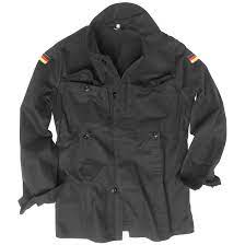 Mil Tec Bw German Army Moleskin Jacket Military Mens Security Cotton Shirt Black Ebay