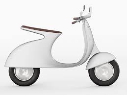 Giulio Iacchetti Reimagines The Classic 98cc Vespa With A Cantilevered Seat And Electric Motor Electric Vespa Scooter Design Vespa