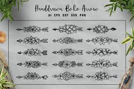 Download 15 Set Of Ethnic Arrows And Flower Svg File Free Svg Cut Files