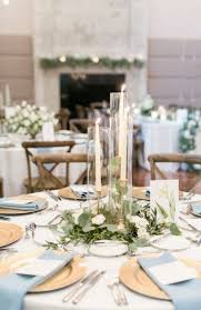 Candlestick Centerpiece Greenery Wedding Table Centerpieces Elegant Wedding Reception Wedding Centerpieces