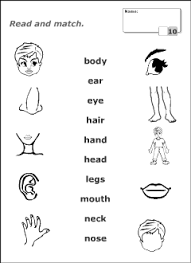 Let them listen at least twice and complete the worksheet. Body Vocabulary For Kids Learning English Printable Resources