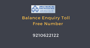 Bank statement reflects anything one has spent or earned for that month or a specified period. Indian Overseas Bank Balance Enquiry Toll Free Number