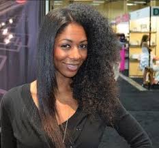 Half And Half Straight And Curly Hair Officiallynatural Curly Hair Styles Natural Hair Styles Relaxed Hair