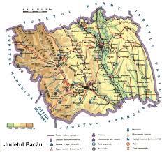 Best dining in slanic moldova, bacau county: Judetul Bacau Harta Romaniei
