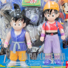Dragon Ball Gt Z Son Gokou Boy Pan Soft Vinyl Figure 2pc Set Yutaka Japan Art Toy Dragon Ball Gt Vinyl Figures