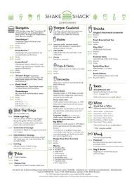 Black And White Shake Shake Shack Shake Shack Shake Shack Shake Shack Menu Shakes