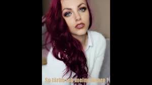 Dunkel lila nach granny silver zwei farbe ombre extensions c038. Von Dunkelbraun Auf Rot Violett So Farbe Ich Meine Haare Youtube