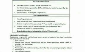Kriteria dan persyaratan untuk pelamar lowongan kerja pt kai untuk lulusan sma. Www Loker Pt Patraniaga Untuk Ijazah Slta Com Lowongan Kerja Pt Pertamina Persero 2021 2022 Untuk Lulusan Sma Smk D3 S1 Terbaru Info Lowongan Kerja Bumn 2021 2022 Good English Verbal And Written