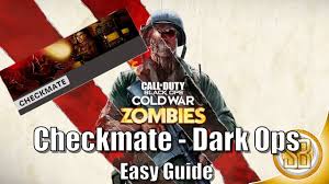 Checkmate is a brand new multiplayer map featured in call of duty: Cold War Zombies Checkmate Dark Ops Challenge Easy Guide Cold War Dark Ops Checkmate Youtube