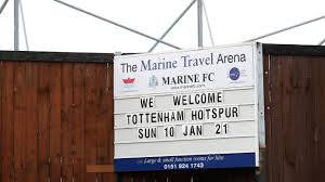 The fa cup match marine vs tottenham 10.01.2021. Jbuuawobjffwim