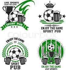 Maybe you would like to learn more about one of these? Soccer Sport Pub Icons For Football Stock Vector Colourbox