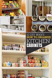 10 Diy Ways Of How To Organize Your Kitchen Cabinets Simphome Kitchen Cabinet Organization Diy Kitchen Cabinets Open Kitchen Cabinets
