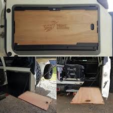 Create More Work And Prep Space Off The Back Of Your Vehicle This Sturdy Drop Down Table Mounts To The Re Tailgate Table Drop Down Table Jeep Wrangler Camping