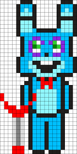 Toy Bonnie Kandi Pattern Easy Perler Bead Patterns Pattern Kandi Patterns