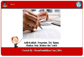Rpp b sunda kelas 5 smt 1. Artikel Adalah Ciri Tujuan Jenis Struktur Dan Contoh