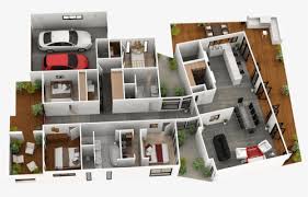 Just outside the entrance of this free house plan is a small porch that is perfect for soaking in fresh air when you don't want to be inside. 2 Bedroom House Plans 3d Hd Png Download Kindpng