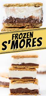 Frozen S Mores In 2020 Chocolate Dessert Recipes Easy Chocolate Desserts Yummy Things To Bake