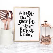 See more ideas about sayings, kitchen quotes, wall quotes. Funny Kitchen Decor I Use The Smoke Alarm For A Timerkitchen Etsy Cooking Quotes Humor Cooking Quotes Kitchen Humor