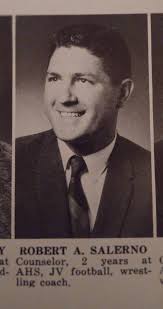 I wanted to share this photo of Mr. Nick Annese. Many of you knew him as a  coach, teacher, and administrator. This was taken at the old high school in  his office.