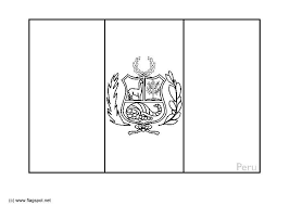 Peru Flag Coloring Page The Sides Are Red Blue Behind The Lama And Red Behind The Cornicopia Flag Coloring Pages Peru Flag Coloring Pages