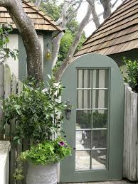 Cottage Garden Gate Old French Door Garden Gates And Fencing Cottage Garden Garden Gates