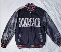 Scarface Leather Satin Reversible Jacket Size L For Sale In Las Vegas Nv Offerup Jackets Actor Clothes Reversible Jackets