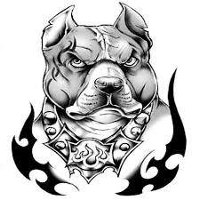 High quality pitbull tattoo gifts and merchandise. 7 Pit Bull Dog Tattoo Designs And Stencils