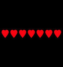 Abstract red and black wave border presentation background. Heart Border Red Black Vector Images Over 660