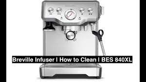 Breville infuser is one of the most popular machines, with a big number of fans no matter how casual or serious they are about coffee. Clean Me Breville Infuser Bes 840xl Youtube