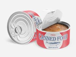 Canned Food Psd Mockup Food Mockup Canned Food Food Packaging