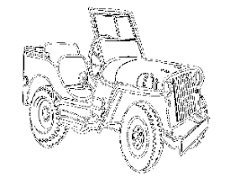 Jeep car tank transparent png image clipart free download. Jeep Coloring Page