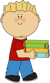 Boy Carrying School Books From Mycutegraphics Book Clip Art Clip Art Kids Clipart
