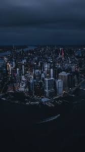 Wallpaper new york at night. New York City Aerial View Night Buildings 720x1280 Wallpaper New York Wallpaper York Wallpaper New York Night