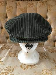 Vintage Nike Green Corduroy Ivy Style Newsboy Hat Cap Golf Size Large Green Corduroy Vintage Nike News Boy Hat