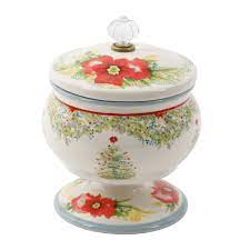 Find many great new & used options and get the best deals for pioneer woman christmas candy dish (holiday cheer) at the best online prices at ebay! The Pioneer Woman Holiday Cheer 5 Candy Dish Walmart Com Walmart Com