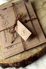 18 Ideas For Wedding Invites Simple Brown Paper Wedding Invitations Rustic Wedding Invitation Samples Simple Wedding Invitations