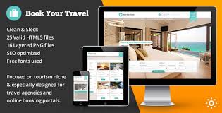 Book Your Travel Online Booking Html Template Traveling By Yourself Travel Wordpress Themes Travel Agency