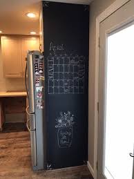 How To Chalk Board Wall On Kitchen Cabinets Chalkboard Wall Floor To Ceiling Cabinets Kitchen Cabinets
