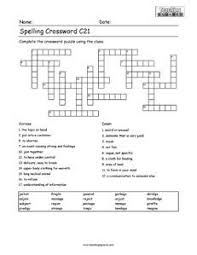Spelling Crossword Puzzle Practice Crossword Puzzles Crossword Spelling Worksheets