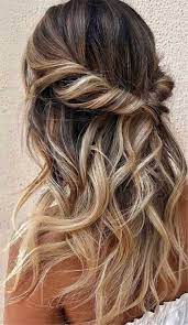 43 Gorgeous Half Up Half Down Hairstyles That Perfect For A Rustic Wedding Glamorous Wedding Hair Hair Styles Wedding Hair Half