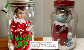 Parents Are Putting Their Children S Elf On The Shelf Dolls In Quarantine For 14 Days Daily Mail Online Elf on the shelf consists of an elf named scout sent from the north pole by santa to help manage the naughty and nice list of each christmas year. elf on the shelf dolls in quarantine