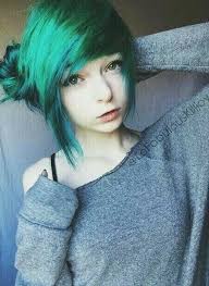 Le Fabulous Killjoy Green Hair Emo Scene Hair Scene Hair Emo Hair