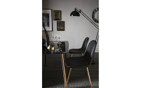 Brooklyn Leather Dining Chair Black Copper Leg Furniture Choice Dining Chairs Buy Dining Chairs