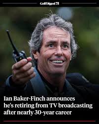 The 1991 Open Champion is leaving the broadcast booth.