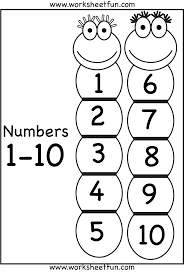 number chart 1 10 number chart printable worksheets free