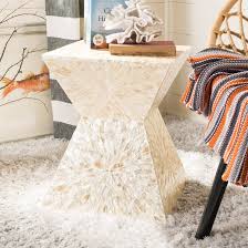 It is a modern piece with a luxurious appeal given by the metal legs with a beautiful golden finish. Accent Stools Joss Main
